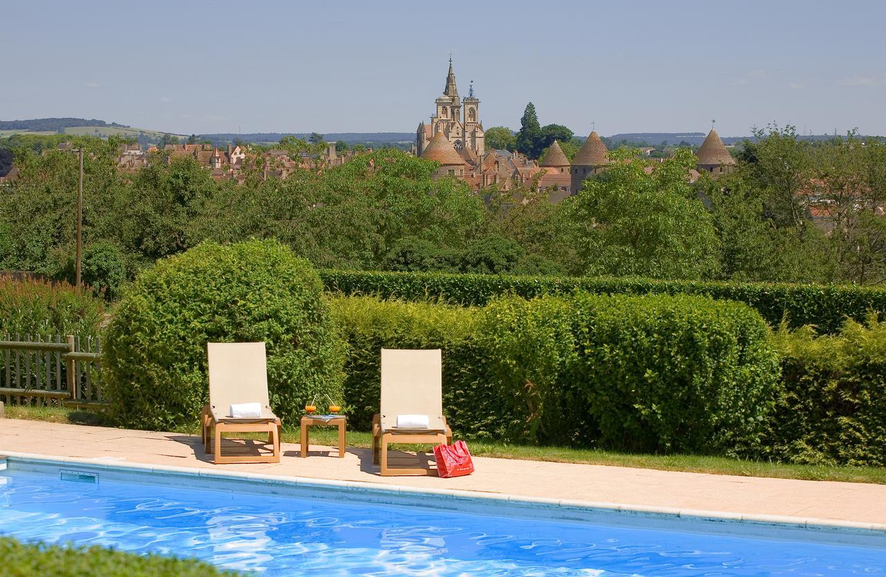 Logis Hostellerie D'Aussois Semur-en-Auxois Esterno foto